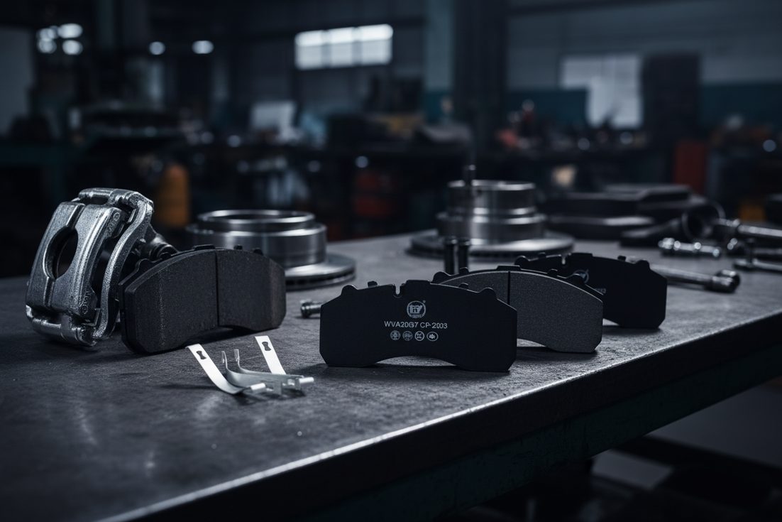 Heavy duty truck brake pads wholesale China - comparison of OEM and aftermarket brake pads for commercial fleets