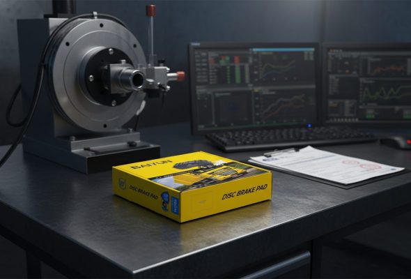 ECE R90 certified brake pads China supplier - braking test laboratory view