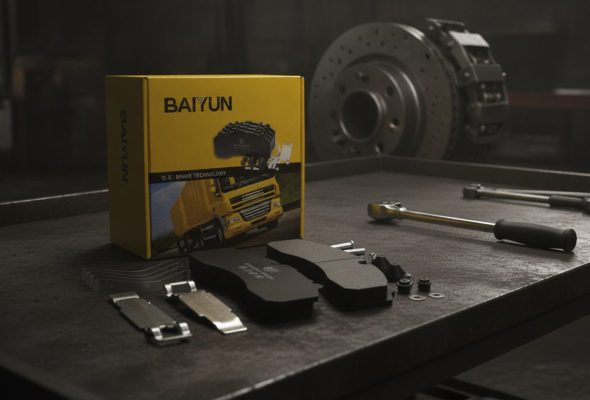 ECE R90 certified commercial vehicle brake pad CP2203 from BAIYUN Brake