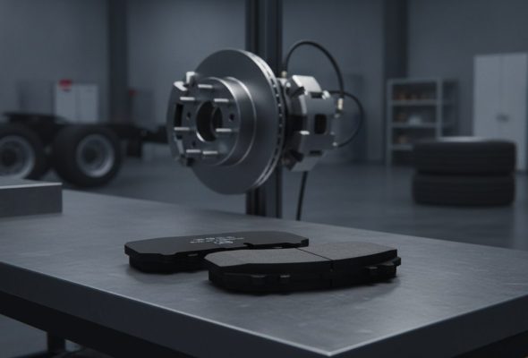 Commercial vehicle brake parts OEM supplier verification with cp2218 brake pad