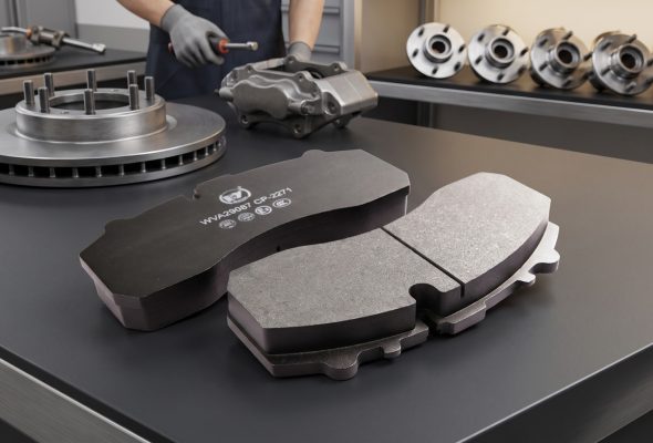 Mevotech Unveils TTX Brakes for Fleets - The BRAKE Report featured image with BAIYUN commercial brake pad