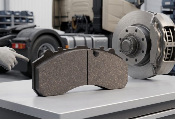What documents should a brake pad supplier provide for commercial vehicle buyers